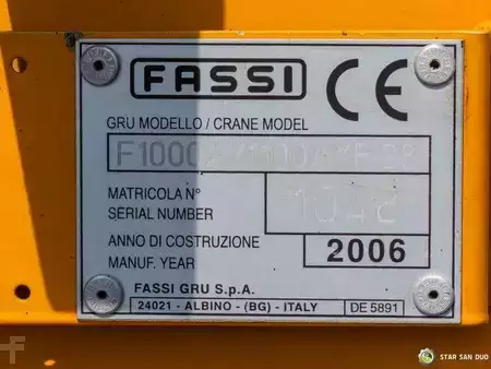 Overige 2006 Scania R420 8x2 FASSI F1100AXP Crane Fly Jib Winch (20)