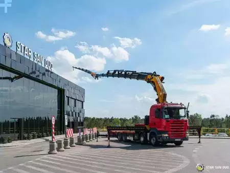 Overige 2006 Scania R420 8x2 FASSI F1100AXP Crane Fly Jib Winch (9)