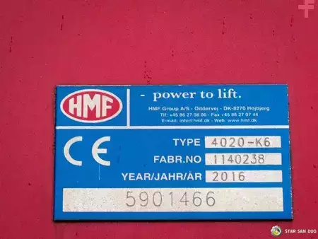 Andet 2013 DAF XF 105.510 6x2 HMF 4020 Crane Kran (20)