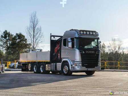 Scania G410 8x4 HMF 4020 Crane Fly Jib Basket Euro 6