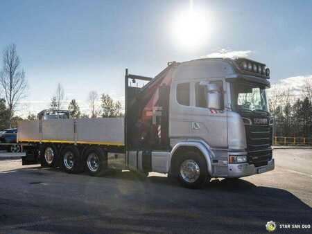 Scania G410 8x4 HMF 4020 Crane Fly Jib Basket Euro 6