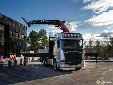 Scania G410 8x4 HMF 4020 Crane Fly Jib Basket Euro 6