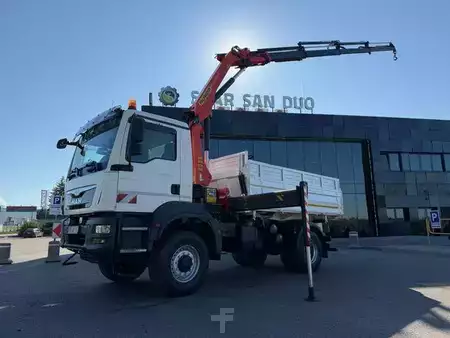 Annet 2015 MAN TGM 18.340 4x4 PALFINGER PK 13001 Crane Tipper (11)