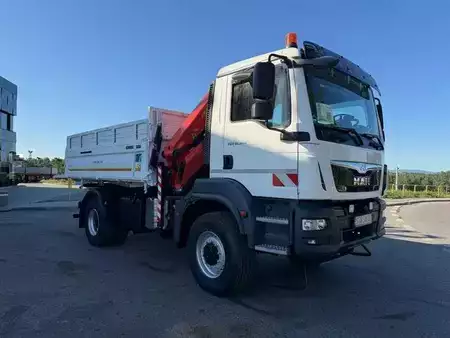 Annet 2015 MAN TGM 18.340 4x4 PALFINGER PK 13001 Crane Tipper (5)