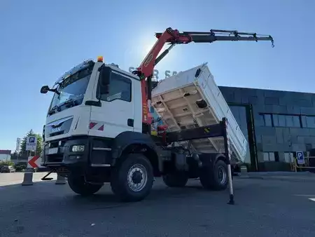 Annet 2015 MAN TGM 18.340 4x4 PALFINGER PK 13001 Crane Tipper (6)