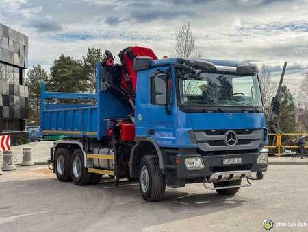 Muut 2009 Mercedes-Benz ACTROS 3341 6x6 HMF 4220 K4 CRANE KIPPER (9)