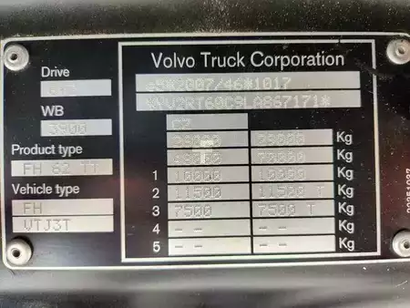 Ostatní 2020 Volvo FH 540 6x2 HMF 5020-K6 Fly Jib Tractor 5th whee (16)