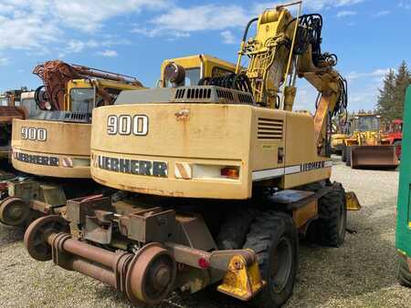 Excavadoras de ruedas 1994 Liebherr A900ZW Bane / Rail / Bahn (3)