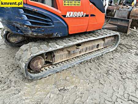 Minibagger 2011 Kubota KX080-3 MIDI-KOPARKA | JCB 8080 8085 KOMATSU 88 CAT 308 MECALAC (17)