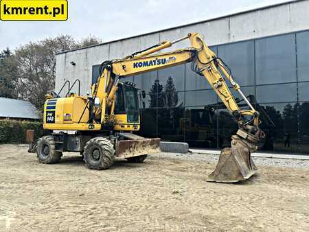 Komatsu PW 148-10 .| JCB JS 145 VOLVO EW 140 CAT LIEBHERR 313 314 315