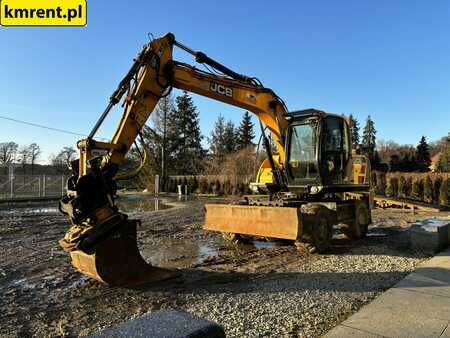 JCB JS 145 W + KOPARKA KOŁOWA Z ENGCONEM 2016R. | JS 130 160 313 CAT