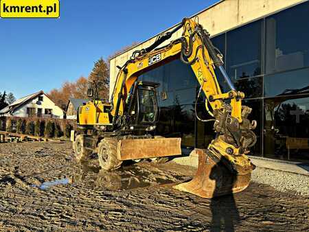 JCB JS 145 W + KOPARKA KOŁOWA Z ENGCONEM 2016R. | JS 130 160 313 CAT