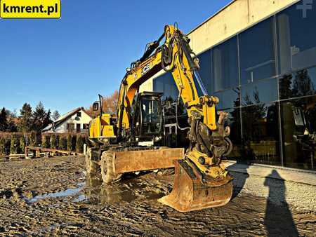 JCB JS 145 W + KOPARKA KOŁOWA Z ENGCONEM 2016R. | JS 130 160 313 CAT