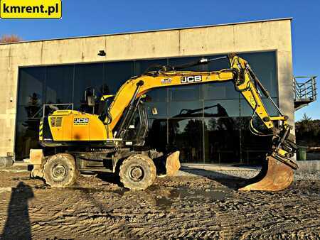 JCB JS 145 W + KOPARKA KOŁOWA Z ENGCONEM 2016R. | JS 130 160 313 CAT