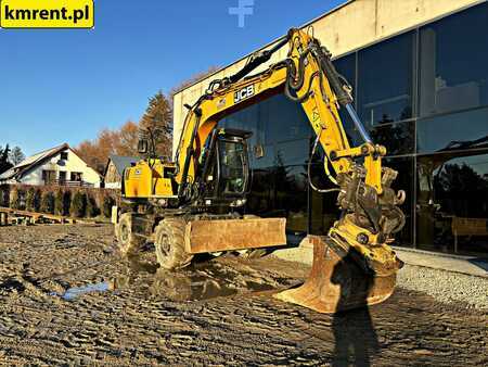 JCB JS 145 W + KOPARKA KOŁOWA Z ENGCONEM 2016R. | JS 130 160 313 CAT