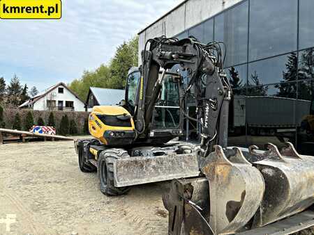 Mobilní bagry 2019 Mecalac 9 MWR KOPARKA KOŁOWA 2019R. | MECALAC 11 KOMATSU PW 98 TEREREX T (7)