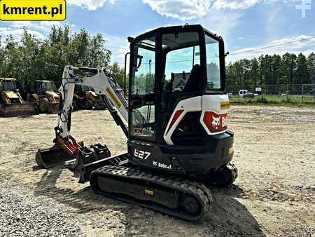 Minigrävare 2019 Bobcat E 27 MINI-KOPARKA 2019R. mth: 2153 | JCB 8025 8030 CAT 302.5 302 (15)