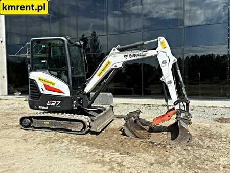 Minigrävare 2019 Bobcat E 27 MINI-KOPARKA 2019R. mth: 2153 | JCB 8025 8030 CAT 302.5 302 (5)