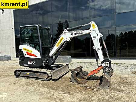 Minigrävare 2019 Bobcat E 27 MINI-KOPARKA 2019R. mth: 2153 | JCB 8025 8030 CAT 302.5 302 (6)