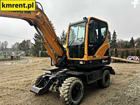 Hyundai ROBEX 55W-9A KOPARKA KOŁOWA ENGCON 2018R. | BOBCAT E 57 volvo ew