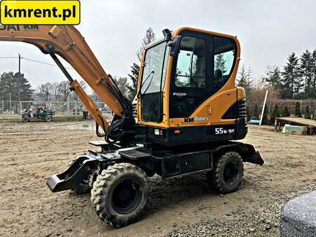 Hyundai ROBEX 55W-9A KOPARKA KOŁOWA ENGCON 2018R. | BOBCAT E 57 volvo ew