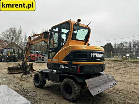 Hyundai ROBEX 55W-9A KOPARKA KOŁOWA ENGCON 2018R. | BOBCAT E 57 volvo ew