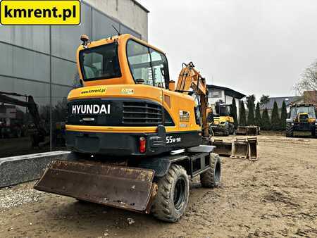 Hyundai ROBEX 55W-9A KOPARKA KOŁOWA ENGCON 2018R. | BOBCAT E 57 volvo ew