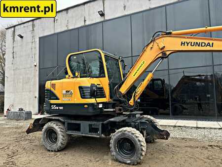 Hyundai ROBEX 55W-9A KOPARKA KOŁOWA ENGCON 2018R. | BOBCAT E 57 volvo ew