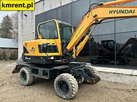 Pyöräkaivinkoneet  2018 Hyundai ROBEX 55W-9A KOPARKA KOŁOWA ENGCON 2018R. | BOBCAT E 57 volvo ew (4)