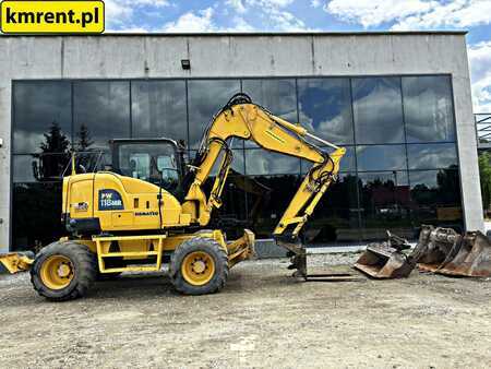 Escavadora de rodas 2015 Komatsu PW 118 MR-8 KOPARKA KOŁOWA 2015R. | 110 CAT 312 313 , LIEBHER A (1)