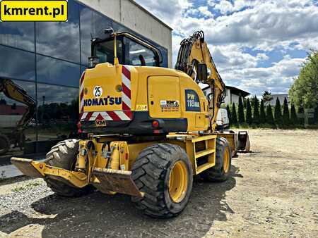 Escavadora de rodas 2015 Komatsu PW 118 MR-8 KOPARKA KOŁOWA 2015R. | 110 CAT 312 313 , LIEBHER A (18)