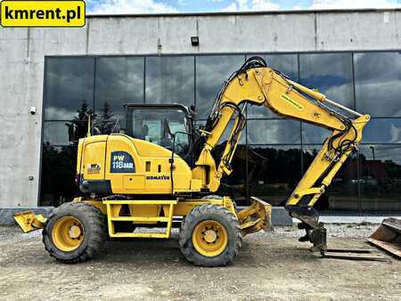 Escavadora de rodas 2015 Komatsu PW 118 MR-8 KOPARKA KOŁOWA 2015R. | 110 CAT 312 313 , LIEBHER A (3)