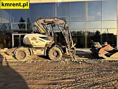 Skovlgravemaskine 2019 Mecalac 9 MWR KOPARKA KOŁOWA 2019R. MTH: 3095 | MECALAC 11 KOMATSU PW 98 (2)