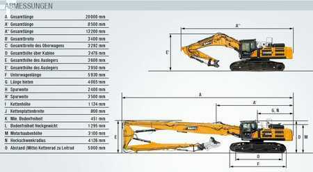 Sany SY 500 HRD / SY 6028 28m-Demolition+Standard boom