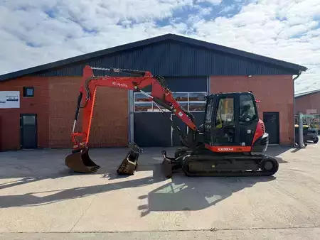 Kettenbagger 2014 Kubota KX 080-4 3piece Boom Verstellausleger A/C (1)