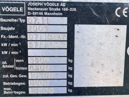 Rozściełacze kołowe 2003 VÖGELE Super 1203 (8)