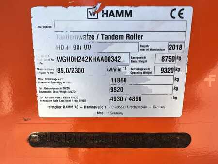Asphalt compactors (tandem) 2018 Hamm HD+90i VV (7)