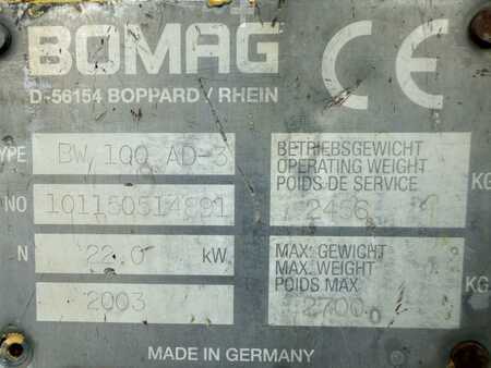 Tandemruller 2003 BOMAG BW 100 AD-3 (7)