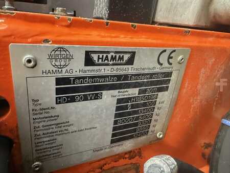 Tandem hengerek 2011 Hamm HD 90 VV-S (7)