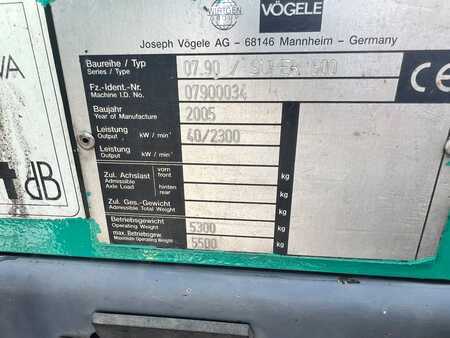Radfertiger 2005 VÖGELE Super 600 (7)