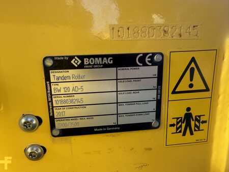 Tandemové válce 2017 BOMAG BW 120 AD-5 (7)