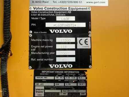 Chargeuse sur pneus 2007 Volvo L 60 F (8)