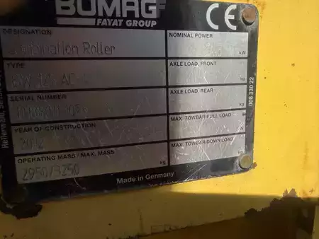 Kombinált hengerek 2012 BOMAG BW 125 AC-4 (8)