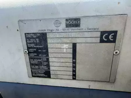 Asfaltmachines op banden 2007 VÖGELE Super 800 Typ 07.90 (8)