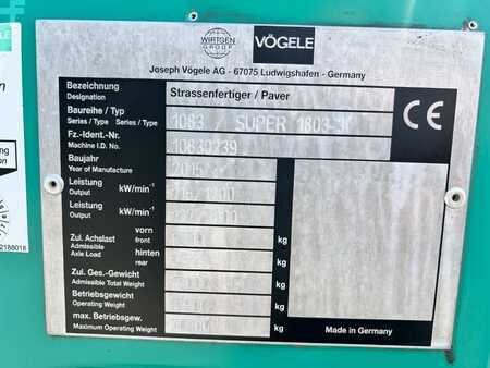 Rozściełacze kołowe 2015 VÖGELE Super 1803-3i (8)