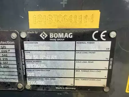 Rulli Compattatori tandem 2017 BOMAG BW 154 AP-4i (7)