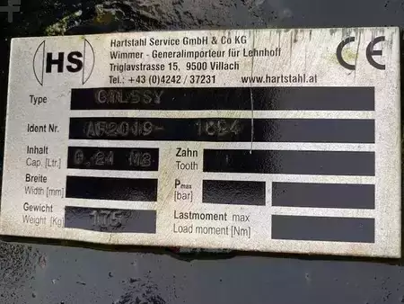 Ráépithetö részek 0 HS-Schoch (99002581) 0.60 m Tieflöffel / bucket MS O8 (3)