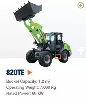 Ładowarki kołowe 2026 LiuGong 820 TE vollelektrisch 7.000 kg (1)