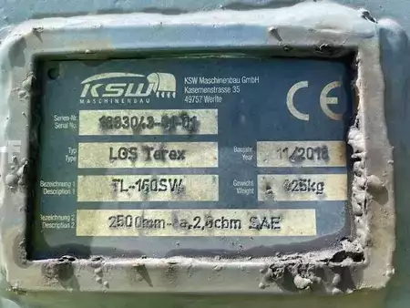 Chargeuse sur pneus 2011 Terex TL 160  2x Schaufel (12005689) (11)