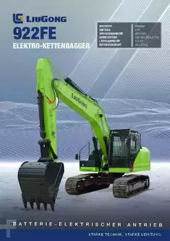 Korečková rýpadla 2025 LiuGong 922 FE vollelektrisch, 24.100 kg (1)